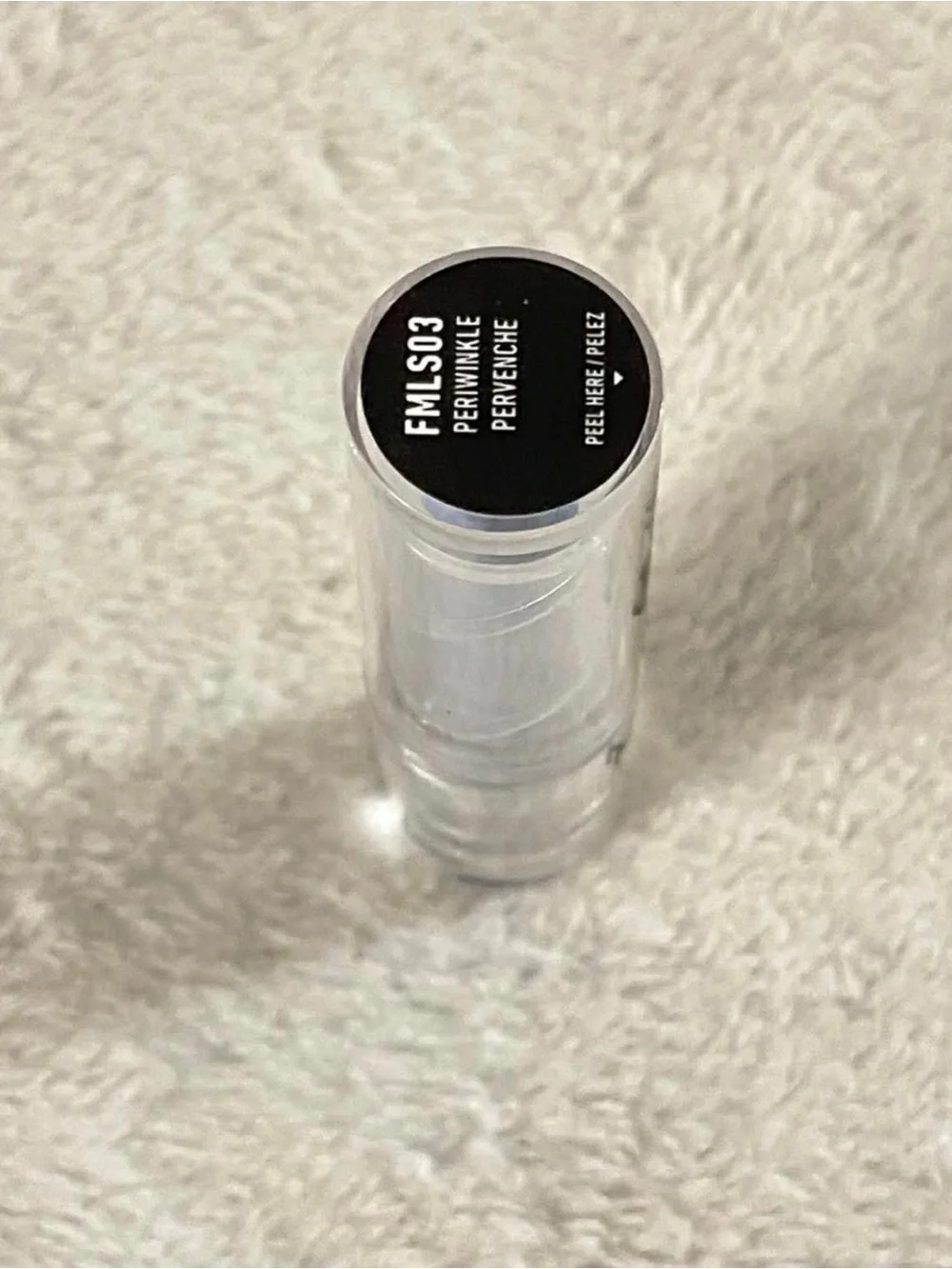 NYX Duo Chromatic Holographic Marble Frost Lipstick in Periwinkle